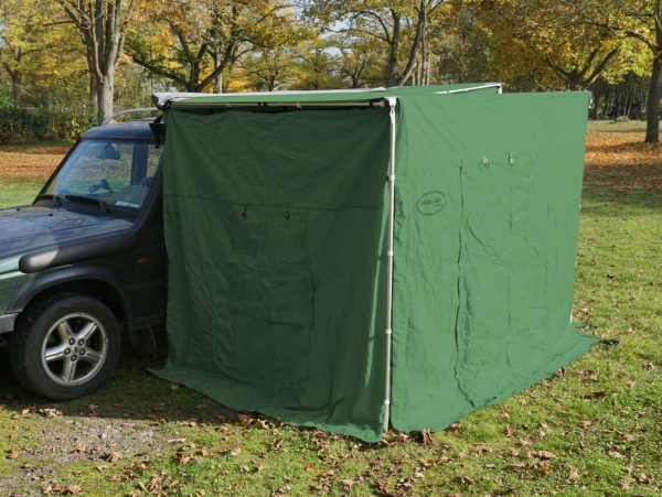 Seitenwände zur Fahrzeug-Markise (250x200x210 cm, grün)